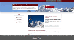 Desktop Screenshot of mycourmayeur.com